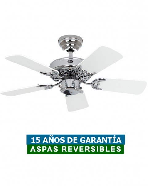 Ventilador de techo sin luz CasaFan 507502 CLASSIC ROYAL 75 blanco