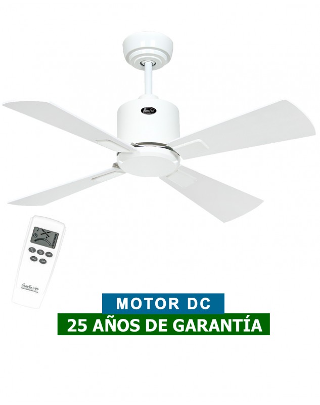 CasaFan Ventilador de Techo Energiespar Mando a Distancia Eco Neo Dc 92CM Blanco Gris 