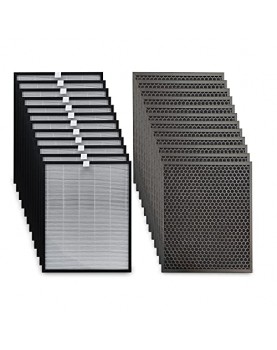 Set de 10 filtros HEPA y 10 filtros carbón para purificador de aire Philips AC3256/10