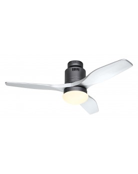 Ventilador de techo con luz CasaFan 93112344 AERODYNAMIX ECO 132 plata