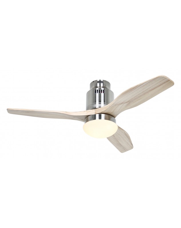 Ventilador de techo con luz CasaFan 93112333 AERODYNAMIX ECO 112 madera clara