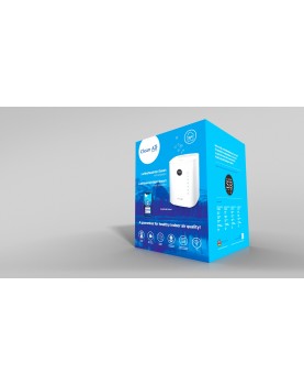 caja embalaje de Humidificador de aire con ionizador CLEAN AIR OPTIMA CA-604W smart