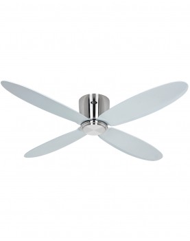 ventilador de techo de 4 aspas eco plano grises