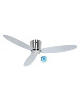 Ventilador de techo CasaFan 313280W ECO PLANO II 132cm plata Wi-Fi