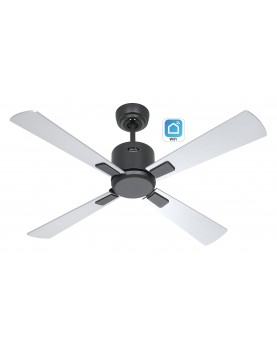 ventilador de techo con wifi y 4 aspas gris