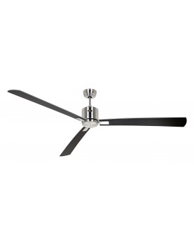 ventilador con 3 aspas color wengué