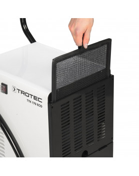 Deshumidificador móvil profesional Trotec TTK 170 ECO filtro lavable