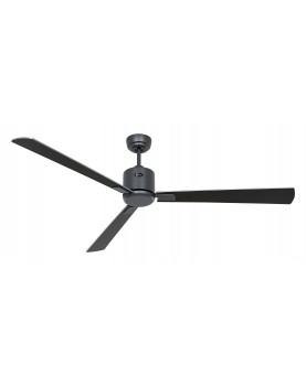 ventilador con 3 aspas color wengué
