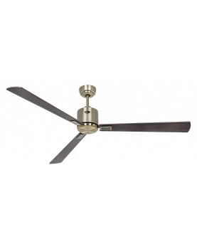 ventilador con 3 aspas color nogal