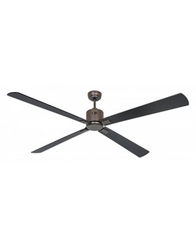 ventilador con 4 aspas color negro