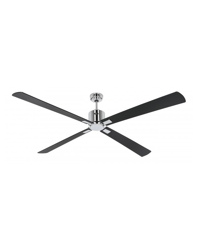 ventilador con 4 aspas color negro