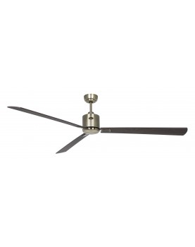 ventilador con 3 aspas color nogal