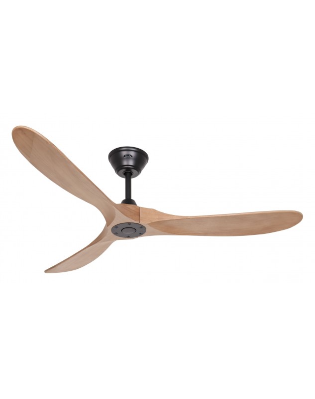 Ventilador de techo CasaFan 315236 ECO GENUINO 152cm latón cepillado/roble medio ECO GENUINO 152cm negro mate/roble medio