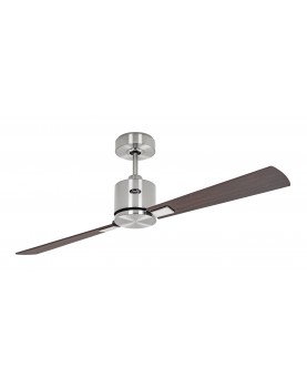 Motor Cromo cepillado/2 aspas nogal 132 cm