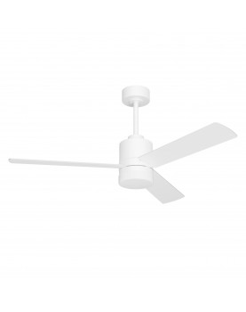 Ventilador de techo con luz Noaton 14132WWL CANIS color blanco/marrón