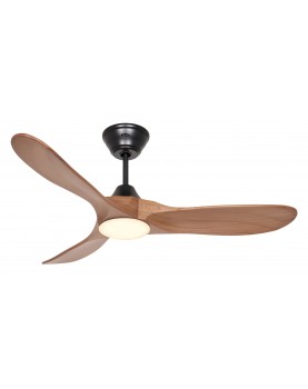 Ventilador de techo CasaFan 312269 ECO GENUINO-L con luz 122cm aspas nogal motor roble medio