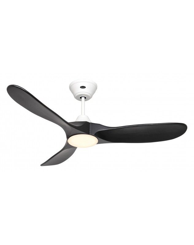 Ventilador de techo CasaFan 312272 ECO GENUINO-L con luz 122cm aspas negro mate motor blanco Ventilador de techo CasaFan 312272 ECO GENUINO-L con luz 122cm aspas negro mate motor blanco