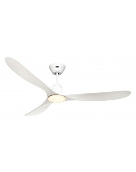 Ventilador de techo CasaFan 315273 ECO GENUINO-L con luz 152cm aspas blanco motor blanco
