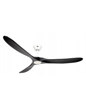 Ventilador de techo CasaFan 318029 ECO GENUINO 180cm motor blanco mate/aspas negro mate