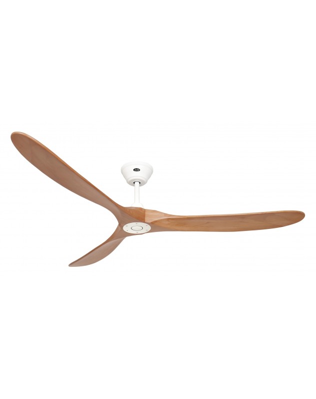 Ventilador de techo CasaFan ECO GENUINO 180 MW-EM blanco mate/aspas roble medio