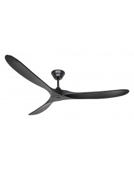 Ventilador de techo CasaFan 318026 ECO GENUINO 180cm motor negro mate/aspas negro