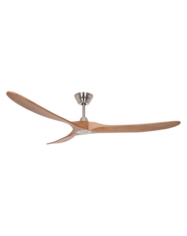 Ventilador de techo CasaFan 318025 ECO GENUINO 180cm motor cromo cepillado/aspas roble medio