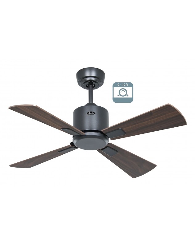 Ventilador de techo CasaFan 9520011 ECO NEO III 92cm motor gris basalto / aspas reversibles nogal y cerezo