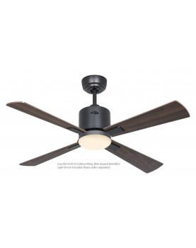Ventilador de techo CasaFan 9521111 ECO NEO III 103cm motor gris basalto / aspas reversibles nogal con luz