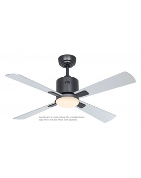 Ventilador de techo CasaFan 9521411 ECO NEO III 103cm motor gris basalto / aspas reversibles plata con luz