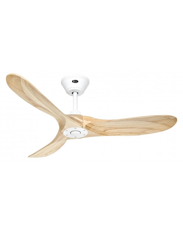 Ventilador de techo CasaFan ECO GENUINO 122 MW-NT blanco/aspas madera natural