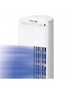 Ventilador para pie con ionizador Clean Air Optima CA-405 flujo de aire frontal