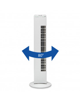 Ventilador para pie con ionizador Clean Air Optima CA-405 angulo de rotacion de 80 º