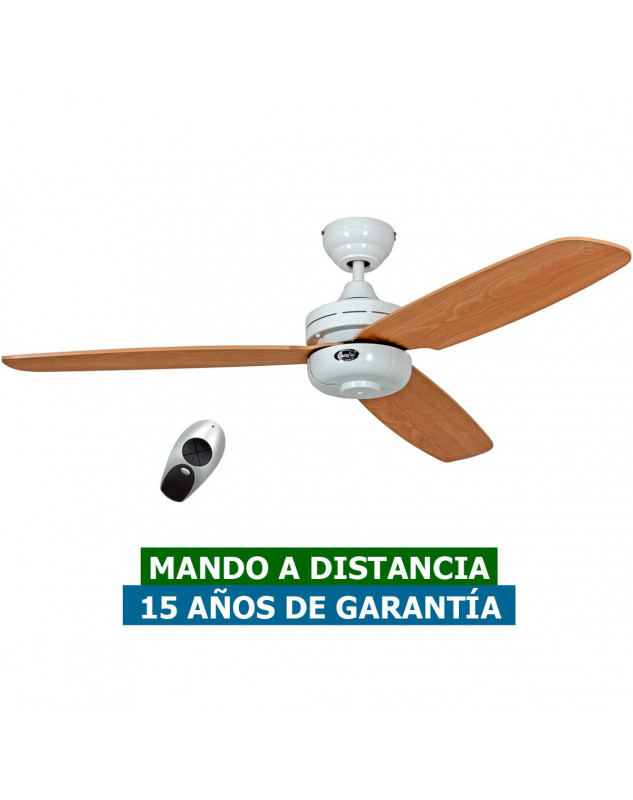 Ventilador de techo night flight de casafan con mando y posibilidad de luz