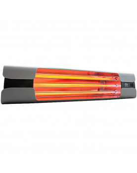 Calentador de cuarzo por infrarrojo Thermologik Design 70004 gris con soporte incluido