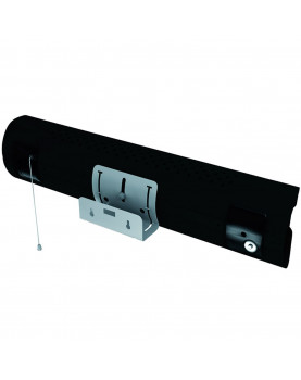 Calentador de cuarzo por infrarrojo Thermologik Design 70005 gris oscuro soporte a pared