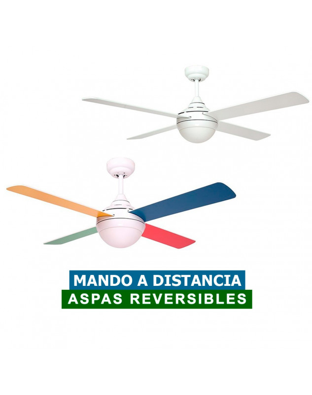 Ventilador de techo barato con luz Sulion 075315 Bandit Ventilador de techo barato con luz Sulion 075315 Bandit
