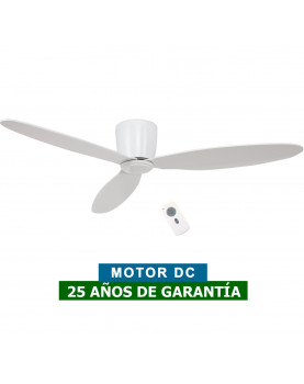ventilador blanco de techo para techos bajos