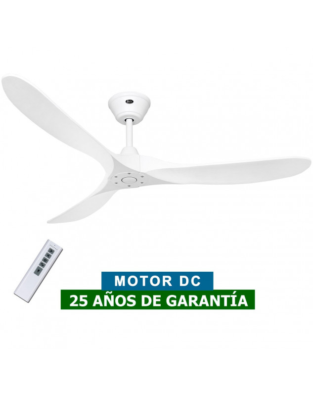 ventilador de techo blanco con forma aerodinamica CasaFan Eco Genuino 315228