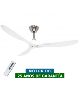 ventilador de techo blanco con forma aerodinamica CasaFan Eco Genuino  315226