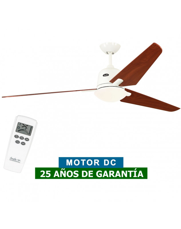 Ventilador de techo con luz CasaFan 516093 ECO AVIATOS 162 cerezo / blanco WE-KI DC