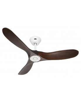 Ventilador de techo CasaFan ECO GENUINO 312220 color nuez motor blanco