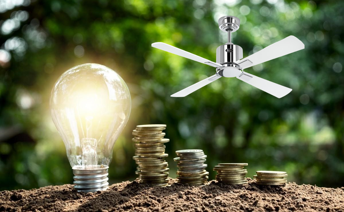 ahorro de factura de la luz con ventiladores de techo