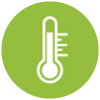 Tiempo de calentamiento del calefactor Mo-El FIORE 1200